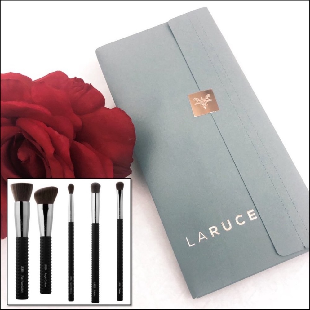 LARUCE 5 Piece Essentials Brush Set